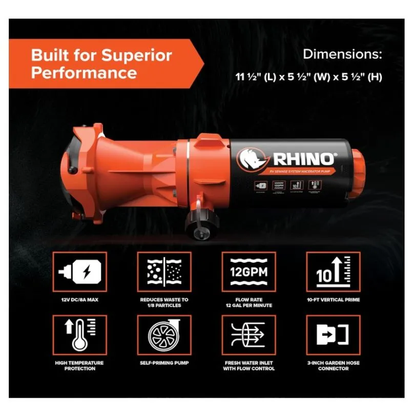 RHINO MACERATOR PUMP KIT